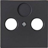 Kopp - Athenis - Afdekplaat - Antraciet