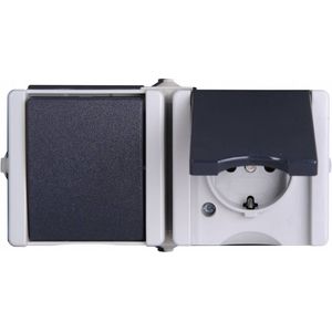PROAQA Kopp SWD opbouw combinatie RA wissel horizontaal - 4628140