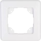 Kopp - Europa - Afdekframe 1-voudig - Arctisch Wit - Kunststof