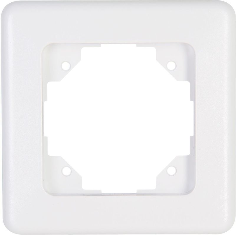 Kopp - Europa - Afdekframe 1-voudig - Arctisch Wit - Kunststof