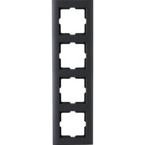 KOPP - Afdekraam - Athenis - 4-voudig - Mat Antraciet