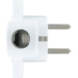 Kopp - 172002037 - Hoekstekker - Wit - Kunststof - Extra Plak