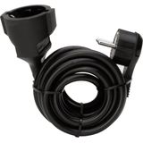 Kopp 143605083 Binnen 1AC Outlet(s) 3m Zwart Power Uitbreiding