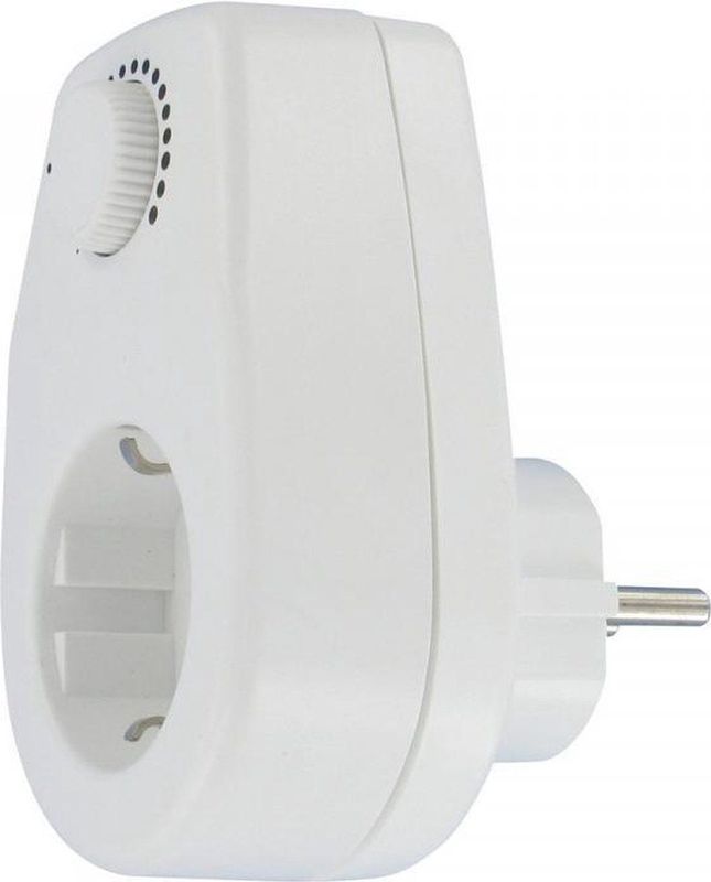 Plug-in Dimmer - 280Watt Max - IP20 - Randaarde