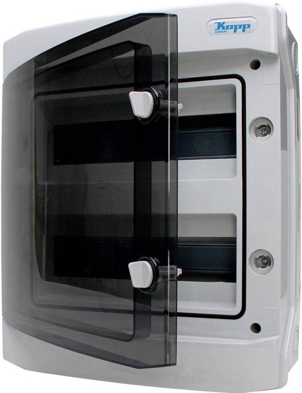 Kopp - AP-FR Verdeelkast - IP65 - Stopcontacten - 2-rijige Indeling voor Maximaal 24 Polen