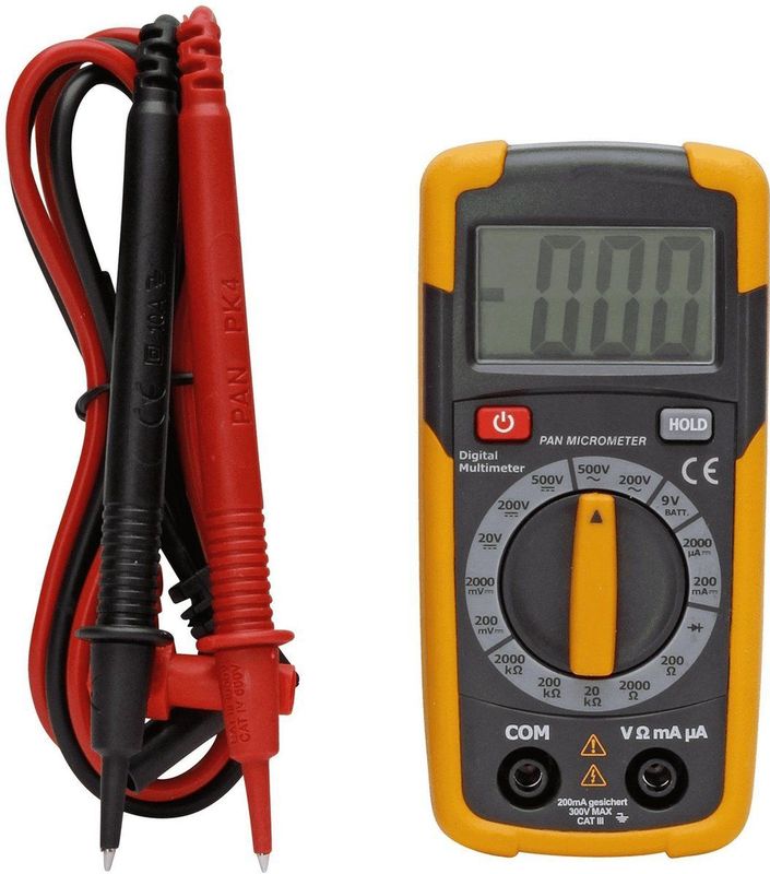 Kopp - Digitale Multimeter - 6 Functies - 16 Bereiken - 12V Batterij Inbegrepen