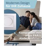 KOPP - Paris HK05 - Afdekplaat Dimmer - Glans Wit - Thermoplast