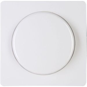Kopp Paris Dimmerplaat - 1 Knop - 70 X 70 X 10 Mm - Arctic Wit