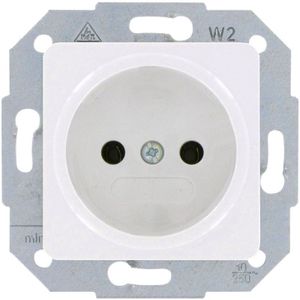 Wandcontactdoos inbouw Cadiz Glanzend wit