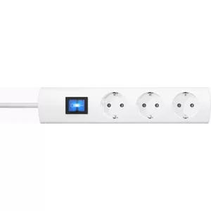 Multistekker adapterstekker geaard contact verdeler meervoudige stekker 3-voudig 4-voudig 2-voudig (2 euro 1 Schuko verticaal