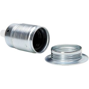Kopp - Lampfitting - Chroom - Met Draad en Draagring