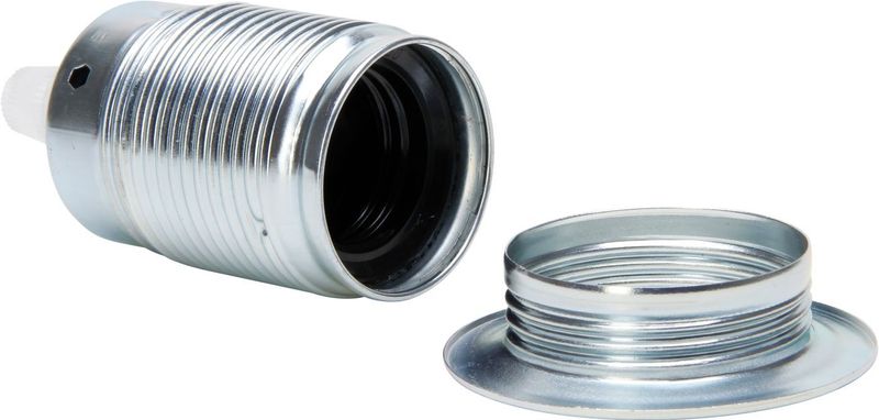 Kopp - Lampfitting - Chroom - Met Draad en Draagring