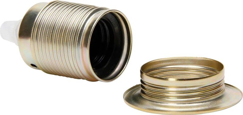 KOPP lampfitting - E27 - Met kraag - Metaal - Messing