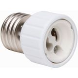 Kopp - Verloopfitting - E27 naar GU10 - Kunststof - Wit