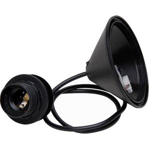 Kopp - Plafondluifel - Kunststof - Zwart - Diameter 11 cm - Lengte 55 cm