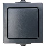 Kopp - Nautic - Universele Schakelaar - Antraciet - Vochtige Ruimtes - IP44