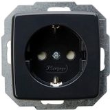 Kopp - Rivo - Wandcontactdoos met Randaarde - Antraciet - 250 V - 16 A