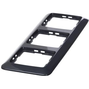 Kopp Afdekframe voor verticale en horizontale installatie, 3-voudig, Rivo antraciet, 404315069