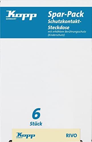 Kopp - RIVO - Wandcontactdozen - Antraciet - Profi-Pack 6