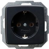 Kopp - Rivo - Wandcontactdoos - Antraciet - Met Randaarde