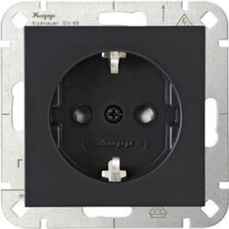 Kopp - HK07 - Elektrische Contactdoos - Antraciet - Kunststof