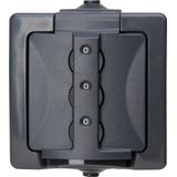 Kopp - Nautic - Stopcontact - Antraciet - Thermoplastisch Kunststof - 16 A, 250 V/AC