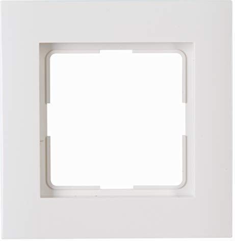 Kopp - Athenis - Afdekraam - Zuiver Wit - 1-voudig Frame - IP 44