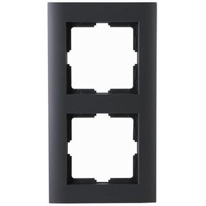 Kopp Athenis 402615080 Inbouw-vochtige ruimte, 2-voudig frame, antraciet