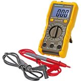 Kopp - Digitale Multimeter - Antraciet/Geel - 600 V - Inclusief Testkabel en Batterijen