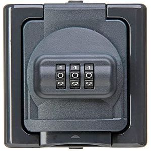 Kopp - BLUE ELECTRIC - Wandcontactdoos - Antraciet - IP44 - 250V 16A