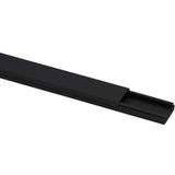 Kopp Kabelgoot zelfklevend 20x10mm 2m klapdeksel zwart