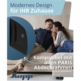 Kopp - Drukknop - Mat Zwart - Parijs - Schakelaar