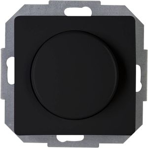 Kopp - PARIS - Druk-wisselschakelaar - Matzwart - 7-110 W Gloeilampen - 3-35 W LED