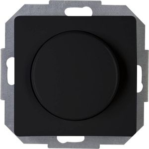 Kopp - Paris - Inzetdimmer - Matzwart - Thermoplast - 10 tot 250 VA