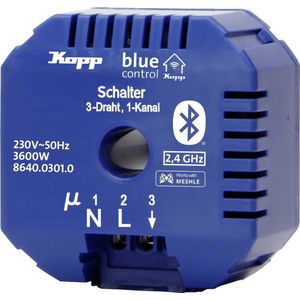 Blue-Control 8640.0301.0 1-kanaals Schakelactor Schakelvermogen (max.) 3600 W Blauw
