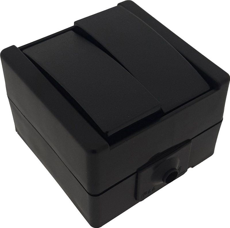 Kopp - Proaqa Serieschakelaar - Zwart - Duurzaam Materiaal