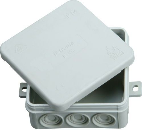 Kopp - Kabeldoos - Grijs - 85x85x40 mm - IP54 Waterdicht