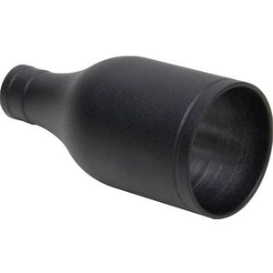 Kopp Afdekking/steun voor E27-isolatiemateriaal, diameter 40 mm, lengte 90 mm, materiaal aluminium, kleur zwart, 342828017