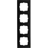 Kopp - HK07 - Afdekraam - Mat Zwart - 5-voudig