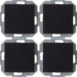 Kopp - Athenis - Schakelprogramma - Zwart - Mat - 250V - 10AX - IP20