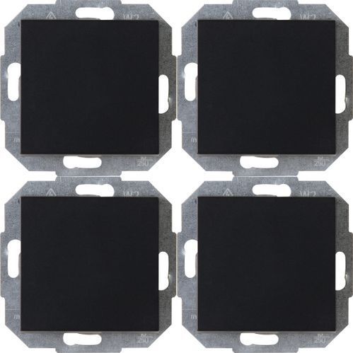 Kopp - Athenis - Schakelprogramma - Zwart - Mat - 250V - 10AX - IP20