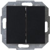 Kopp - Mat Zwarte Wisselschakelaar - Thermoplast - Veiligheid Gecertificeerd