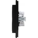 Kopp - Athenis HK07 - Wandcontactdoos - Mat Zwart - Thermoplast
