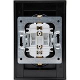 Kopp - Athenis HK07 - Wandcontactdoos - Mat Zwart - Thermoplast