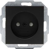 Kopp - Athenis - Inbouwstopcontact - Zwart - Ongeaard - 1-polig - IP20