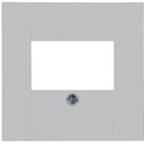 Kopp - Athenis Afdekplaat - Matgrijs - Duurzaam Materiaal