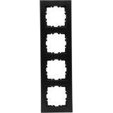 Kopp - Athenis 55 - Afdekraam - 4-Voudig - Mat Zwart