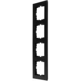 Kopp - Athenis 55 - Afdekraam - 4-Voudig - Mat Zwart