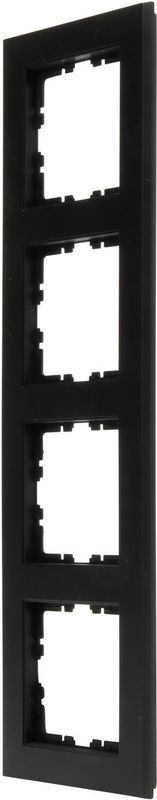 Kopp - Athenis 55 - Afdekraam - 4-Voudig - Mat Zwart