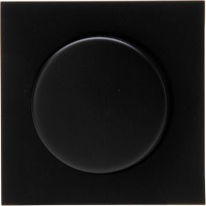 KOPP - Athenis HK07 - Dimmer Afdekplaat - Mat Zwart - Thermoplast